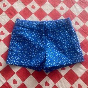 Janie and Jack Blue Patterned Kids Shorts